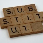 scrabble, scrabble pieces, lettering, letters, wood, scrabble tiles, white background, words, quote, letters, type, typography, design, layout, substitute, blank tile, blank scrabble tile, substitution, proxy, replacement, stand-in, locum, alternative, swap, exchange, wild card, joker,